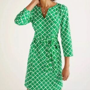 Boden Green Kelsey Linen Tunic Dress 20/22L